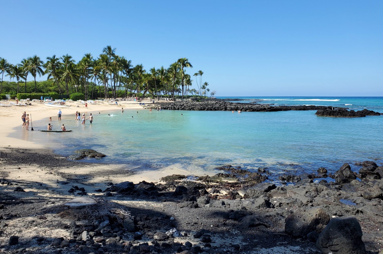 Pauoa Bay Beach at Fairmont Orchid Resort, Waimea - Hawaii Beaches