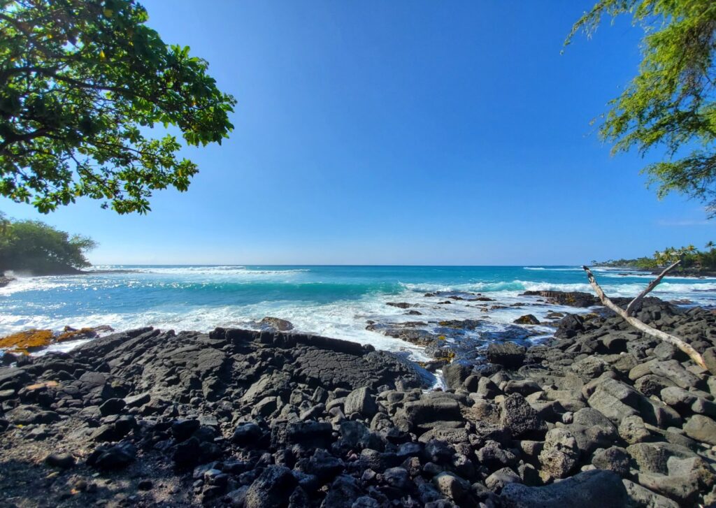 Lymans Surf Spot on Holualoa Bay