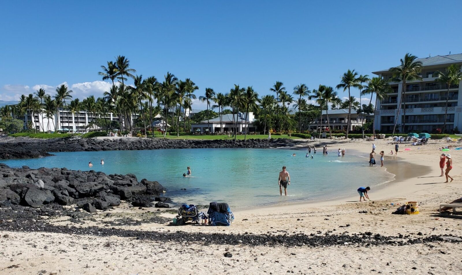 Pauoa Bay Beach at Fairmont Orchid Resort