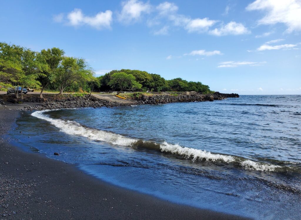 Punaluu Black Sand Beach Hawaii