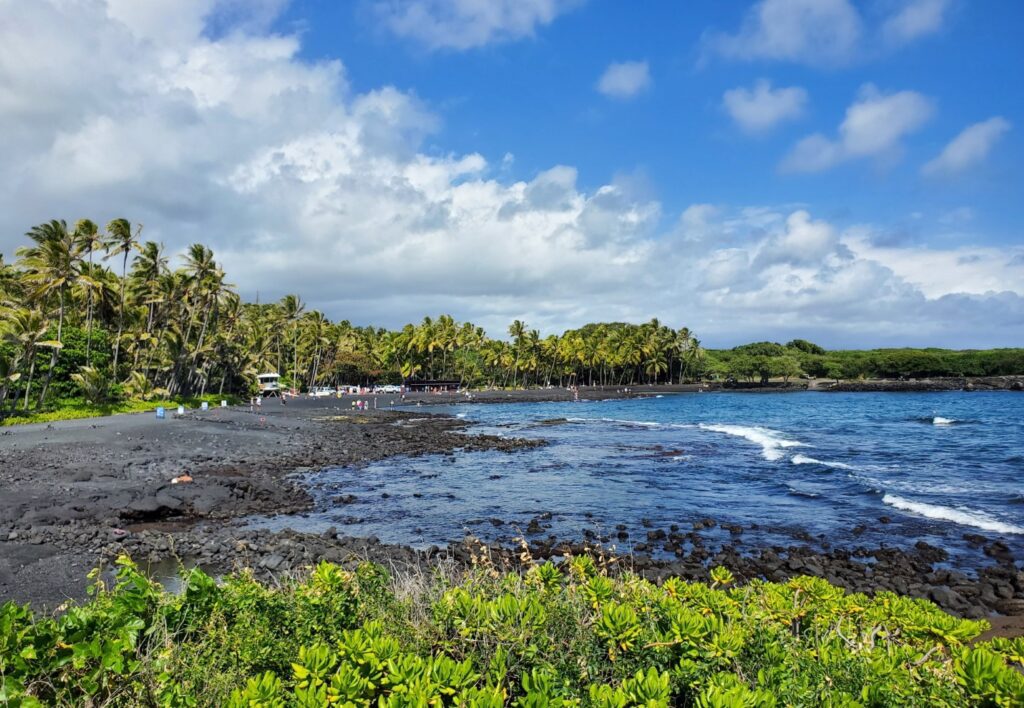 Punaluu Black Sand Beach